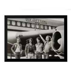 Quadro Led Zeppelin Banda Rock Foto Poster Moldurado