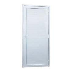 Porta de PVC Palheta 216x90cm ITEC Brimak Branco