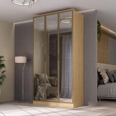 Guarda-roupa 3 Portas Reflecta Ravi Olmo Italiano