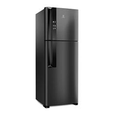 Geladeira Electrolux Top Freezer Frost Free Efficient Black Inox Look com Autosense (IF56B)