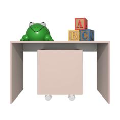 Mesa Organizadora de Brinquedos Infantil 1 Baú 100% MDF PlanCasa