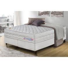 Conjunto Cama Box Queen Com Molas Ensacadas Cama Inbox Wonderful 158x198x71