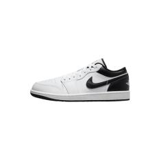 NIKE Tênis masculino Air Jordan 1 Low 553558-093 adulto, Branco, 39