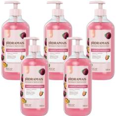 kIT 5 Sabonete Gel Ameixa Negra Intensa e Vibrante 500 ml Hidramais