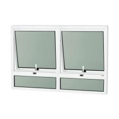 Janela de Alumínio Maxim-ar com Bandeira 80x120cm Vidro Mini Boreal Co