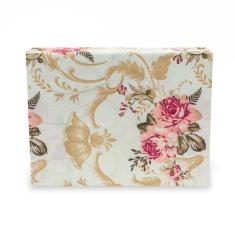 Lençol de Cima  c/ Bainha Solteirão Percal Estampado 180 Fios - Dryka 