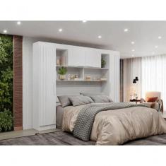 Guarda-roupa Modulado 4 Portas Apolo -Sallêto - Branco - Salleto Móvei