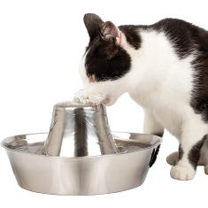 Bebedouro Fonte de Aço Inoxidável para Cães e Gatos PetSafe