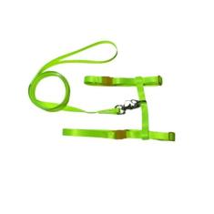 Coleira Peitoral Seda Com Pingente Para Gatos - Amarelo Neon - Nica pe