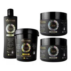 Kit Arvensis Cachos Ativ. Crespo + Masc. 2X1 + 2 Geleia Alta