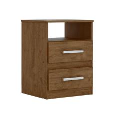 Mesa de Cabeceira Apolo 2 Gavetas Moval Móveis