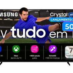 Samsung Smart TV 50" Crystal UHD 4K U8100F 2025, Xbox Cloud Gaming, Canais Gratuitos, Alexa