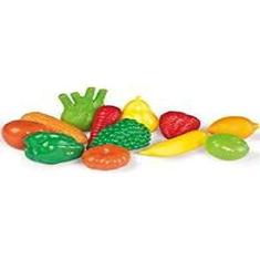 Kit Frutas E Verduras, Tateti, 12 Peças, Multicor
