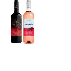 Kit Vinho Almadén Cabernet Suave E Rosé Suave 750ml Cada