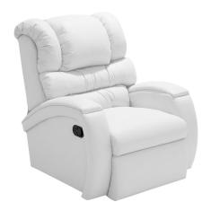 Poltrona Reclinável com Balanço e Giro Imperial Zero Wall Branca