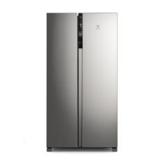 Geladeira Electrolux IS4S Side By Side Efficient com Tecnologia AutoSense 435L - Inox