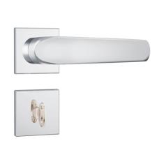 fechadura Porta banheiro lavabo 823/09 quadrada cromada