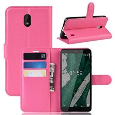 Capa para NOKIA 1 Plus Carteira de Couro Flip Capa para NOKIA 1 Plus Capa de Proteção de Telefone Capa com Design Simplificado