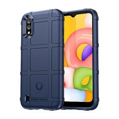Capas para Samsung Galaxy A01 (European).Caso básico,Botão de pressão flexível / 360 ° Proteção completa,Escudo Rugged