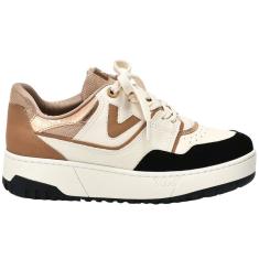 Tênis Feminino Casual Dia a Dia Trabalho Passeio Flatform Via Marte 042-017