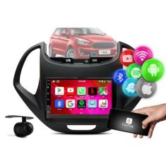Central Multimidia Android 10 Gps Wi-fi + Camera + MOLDURA 7" FORD KA 