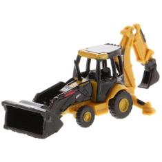 Miniatura Escavadeira 1/64 Cat 420E Diecast Masters, Amarelo