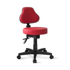 Cadeira Mocho Sapri Giratória Back - Flex Cadeiras, Vermelho