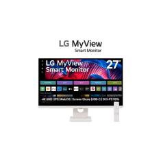 Monitor LG MyView Smart  27SR73U-W Tela IPS 4K 27", WebOS, ThinQ Home, Air Play, Screen Share, Bluetooth