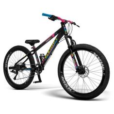 Bicicleta Freeride GTS Aro 26 Freio Hidráulico 9 Marchas  Gtsm1 Freeri