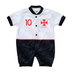 Macacão Bebê Vasco Manga Curta Oficial - Torcida Baby