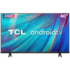 Smart TV LED 40" Full HD TCL 40S615 com Design Sem Bordas, Bluetooth, Google Assistant e Android TV
