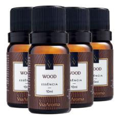 Essência Wood 10ml X 4 - Via Aroma 