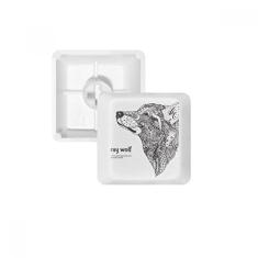 Kit de atualização de teclado mecânico PBT teclado mecânico Gray Wolf Friend Company