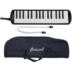 Escaleta Concert 32 Teclas Preta Com Bag Bocal E Mangueira