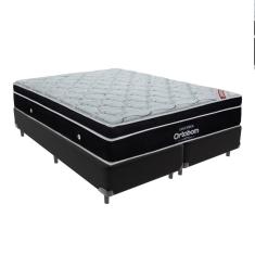 Cama Box King Preto Ortobom Elegant Mola Ensacada EuroPillow