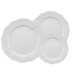 Aparelho de Jantar 18pcs Soleil White Porcelana Oxford