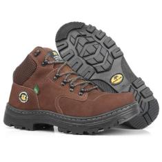 Bota Coturno Masculino Adventure Couro Bell Boots, 40, Chocolate