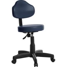 Cadeira Mocho Giratoria Plus Revestimento Viena Marrom - Goldflex