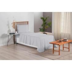 Jogo de Lençol Completo Solteiro Versatile Ponto Palito 3 Peças Microp