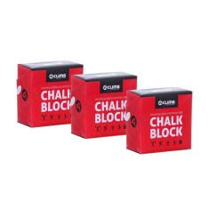 Kit com 3 Magnésio Chalk Block Cross Escalada 56g 4Climb