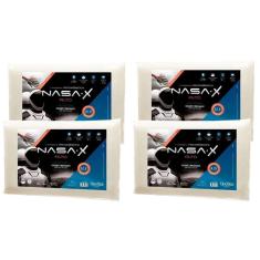 Travesseiro Viscoelástico Nasa X NS3100 Kit c/ 4 Un (50x70) - Duoflex
