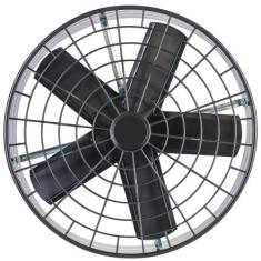 Ventilador Axial Exaustor Industrial 50cm 220V Ventisol, Preto, 220V