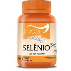 Suplemento Alimentar Mineral Selênio (Se) 60 Cápsulas 400mg - Duom