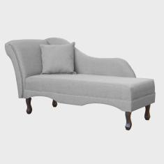 Divã Recamier Namoradeira Olívia Lado Direito Linho Cores - ds Estofados