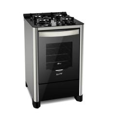 Fogao De Piso Fischer 4q Grand Cheff Gas Silver Bivolt