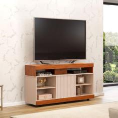 Rack Dili 120 para TV 50 Polegadas - DJ Moveis - DJ Móveis, Marroquim/