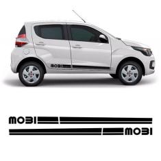 Faixa Lateral Fiat Mobi Adesivo Decorativo Preto - SPORTINOX, Mobi 201