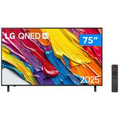 Smart TV 75" LG 4K QNED 75QNED82ASG webOS 25 7 AI Processor 4K Gen8 Al