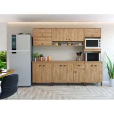 Cozinha Completa 12 Portas 1 Gaveta MB 9002 Torino Mel