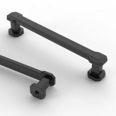 Asidrama Pacote com 10 puxadores de armário de cozinha preto fosco de 254 mm, puxadores de armário de cozinha para puxadores de gaveta de armário